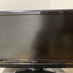 HITACHI32型液晶テレビ　ハードディスク、B-CASカード付き