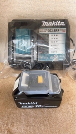 マキタ 18V バッテリー6.0Ah BL1860B と充電器 純正品です