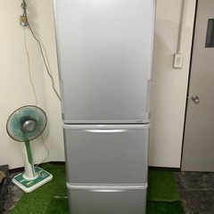 北九州市内配送無料　保証付き　シャープ SHARP SJ-WA35B-S [冷蔵庫 （350L・つけかえどっちもドア） 3ドア シルバー系] 北九州市内配送無料 保証付き シャープ SHARP SJ-WA35B-S [冷蔵庫