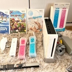 Wii、本体&ソフト×3セット 美品