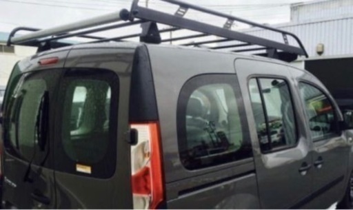 カングー　純正ルーフラック ブラック ルノーカングー 純正ヘビーデューティーキャリア