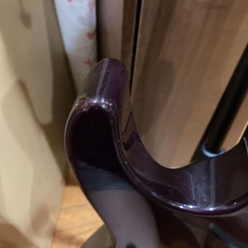 エレキ ギター grass roots グラスルーツ 紫 フロイドローズ 音出し