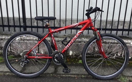 ＜整備済・美品＞ジャイアント・MTB ROCK 5000・ALUXX6061・アルミ サイズ・430 シマノ8×3段変速・新品交換部品多数で超お得！