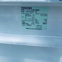✨2020年製✨ 627番 東芝✨冷凍冷蔵庫✨GR-R33S(S)‼️