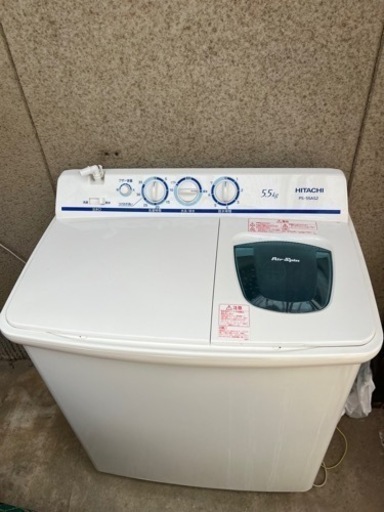 HITACHI  日立　PS-55AS2  2021年製　5.5Kg 二層タイプ　【値下げしました。価格交渉してください！】