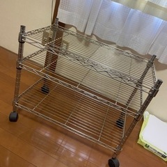 【ワンコインセール500円】メタルラック　