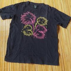 半袖Tシャツ２枚・花火・かすれプリント　M　難有り