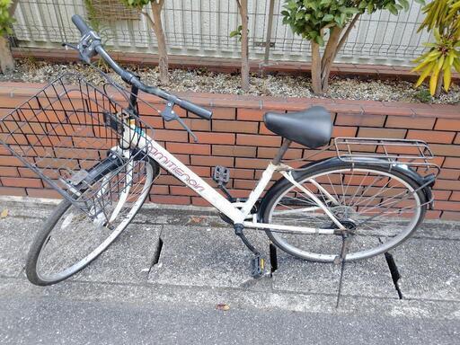 (chariyishy出品)27インチ6段ギア付き、オートライト付き自転車