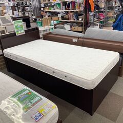 🌟アイランド シングルベッド ⭐定価￥76,500⭐ フレーム付き コイルスプリングマット🌟4838