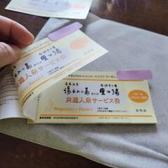 長島温泉　湯あみの島　入泉券など