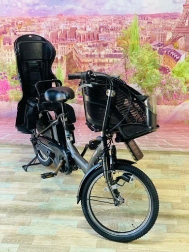 ❹ 5524子供乗せ電動アシスト自転車ヤマハ3人乗り対応20インチ