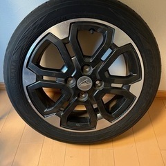 無印良品 木製リビングダイニングテーブル 幅130×奥行70×高さ65cm-ダイハツ 純正　タイヤホイールセット　15インチ