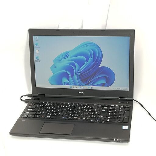 送料無料 ノートパソコン Windows11 15.6型 NEC PC-VK26HDZDT 中古美品 第6世代Core i7 8GB HDD-500GB DVD 無線LAN テンキー付 Bluetooth Office 即使用可