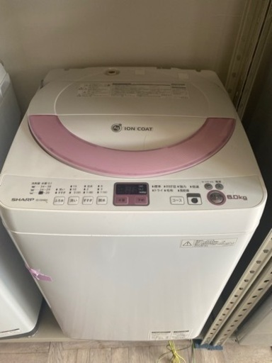 シャープ2012年6kg洗濯3kg風乾燥の洗濯機
