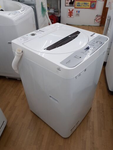 全自動洗濯機 SHARP ES-GE4C 4.5kg 2019年製 入荷致しました！