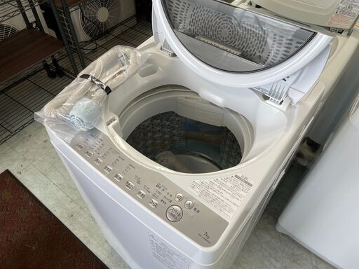 配送設置込み　東芝7.0K洗濯機　2021年製　分解クリーニング済み！！