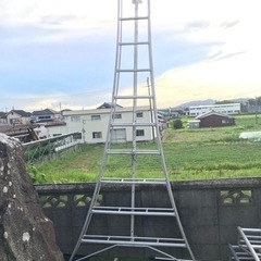 園芸三脚　アルミ脚立　3メートル以上2