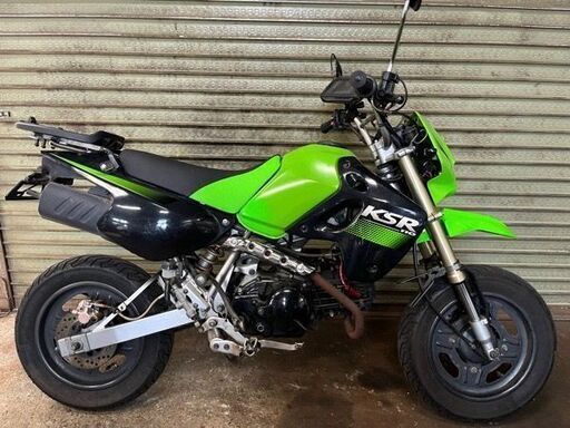カワサキ　KSR110 2008年式　KL110A　ライトカスタム多数！　HIDヘッドライトなど　エンジン始動・灯火類OK！