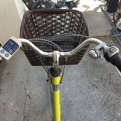 地域限定送料無料 パナソニック ビビ DX SD 新基準 子供乗せ 黄緑 8AH