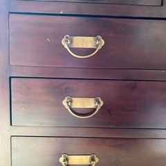 期間限定値下げ中　♪バリ家具　♪ 天然木　♪大型チェスト