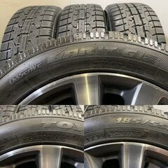 【TOYO GARIT GIZ 185/55R16】スタッドレス【HONDA フィットRS 純正ホイール 16インチ 6J4HPCD100+53】　(VTF823) クレジットカード QR決済可能