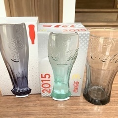 マクドナルド コカコーラ グラス8個セット[ほぼ新品]