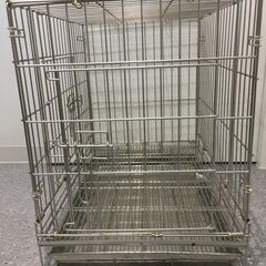 ステンレス製ドッグケージ96cmX72cmX63cm中古ケージ埼玉県