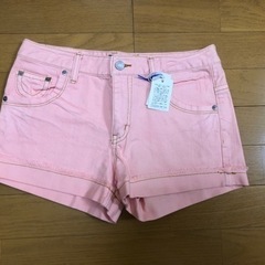 ★新品　ショーパン　サーモンピンク