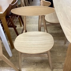 KH-11【新入荷　リサイクル品】ナチュラルモダン　ダイニング5点セット　オーク材