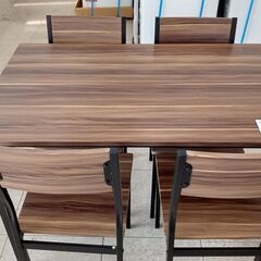 ☆ジモティ割あり☆ ダイニングセット 焦げ茶 H76.5×D70×W110 
