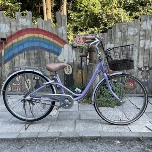 【3690】子供車　ブリヂストン　24インチ　後タイヤ新品　8,300円（防犯・税込）