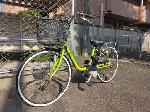 パナソニック　２６インチの電動自転車です。　前後タイヤ新品交換済みです。