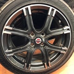 16インチ 日産マーチニスモ 純正タイヤホイールセット【リサイクル