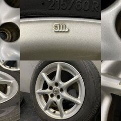 【TOYO TRANPATH mpZ 215/60R17】夏タイヤ【トヨタ エスティマ 純正ホイール 17インチ 7J5HPCD114.3+50】　(VTK801MY)  クレジットカード QR決済可能