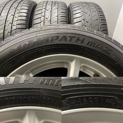 【TOYO TRANPATH mpZ 215/60R17】夏タイヤ【トヨタ エスティマ 純正ホイール 17インチ 7J5HPCD114.3+50】　(VTK801MY)  クレジットカード QR決済可能
