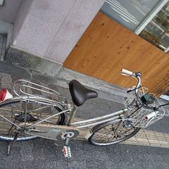 昭和レトロ]National(ナショナル)24吋 ママチャリ 変速なし