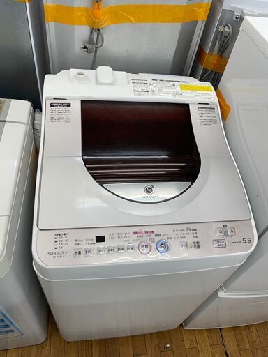 洗濯機　No.6603　SHARP　2009年製　5.5kg/3.0kg　ES-TG55J　【リサイクルショップどりーむ鹿大前店】