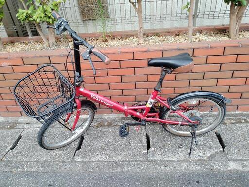 (chariyishy出品)Volkswagen20インチ折りたたみ自転車6段ギア付き