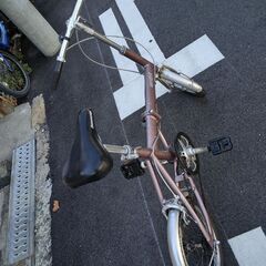 [ビンテージ]BRIDGESTONE SNEAKER LIGHT(ブリヂストンスニーカーライト)16吋 折り畳み自転車 シングル/アイスパープル