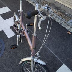 [ビンテージ]BRIDGESTONE SNEAKER LIGHT(ブリヂストンスニーカーライト)16吋 折り畳み自転車 シングル/アイスパープル