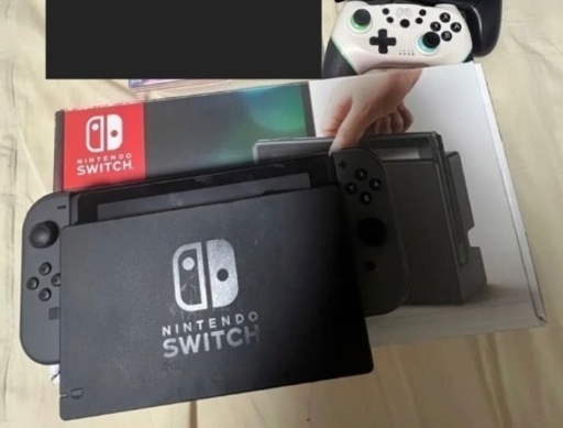 ニンテンドースイッチ  グレー  Switch本体  Nintendo 箱あり 中国産コントローラー付き