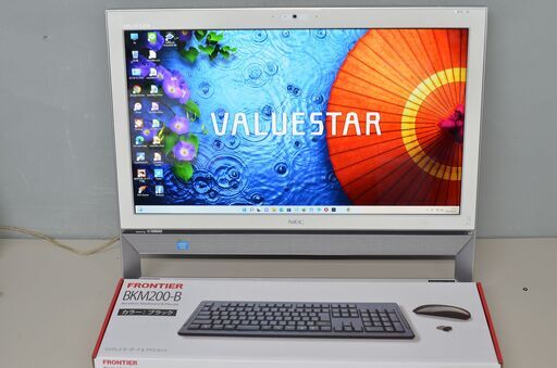 中古一体型パソコン Windows11+office NEC VS370/R Celeron-2955U/HDD1TB/メモリ8GB/21.5インチ/webカメラ/無線内蔵/DVDマルチ/テレビ機能