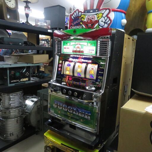 パチスロ実機 ハッピージャグラーⅤⅡ コイン不用機 ボリューム調整付き スロット機|江別市のリサイクルショップドロップ