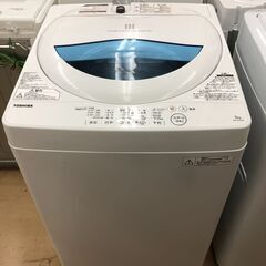 東芝　全自動洗濯機5.0kg　AW-5G5(W)　2017年製