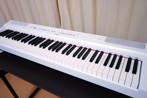 電子ピアノ】ヤマハ YAMAHA Pシリーズ 73鍵盤 ホワイト P-121WH ヤマハ