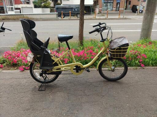 札幌　配達可能　自転車屋　中古　子乗せ　ブリヂストン　ビッケ　非電動　整備済み　チャイルドシート状態良　試乗してから決めて下さいね。
