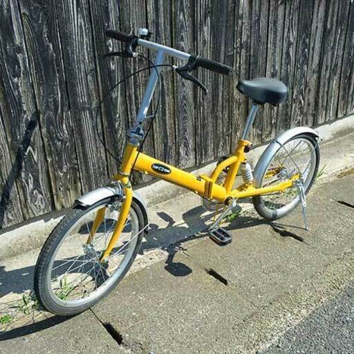 【ありがとうございました】リアサスペンション付 ２０インチ 折り畳み自転車