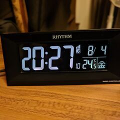 RHYTHM　リズム時計 　置電波時計 　イロリア 8rz196...