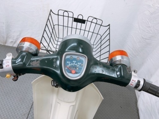 【実働】HONDA Super Cub50 STD C50 原付 スクーター ★純正ノーマル★純正前カゴ付き★オイル交換済み★全体的に綺麗★富山