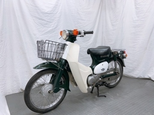 【実働】HONDA Super Cub50 STD C50 原付 スクーター ★純正ノーマル★純正前カゴ付き★オイル交換済み★全体的に綺麗★富山
